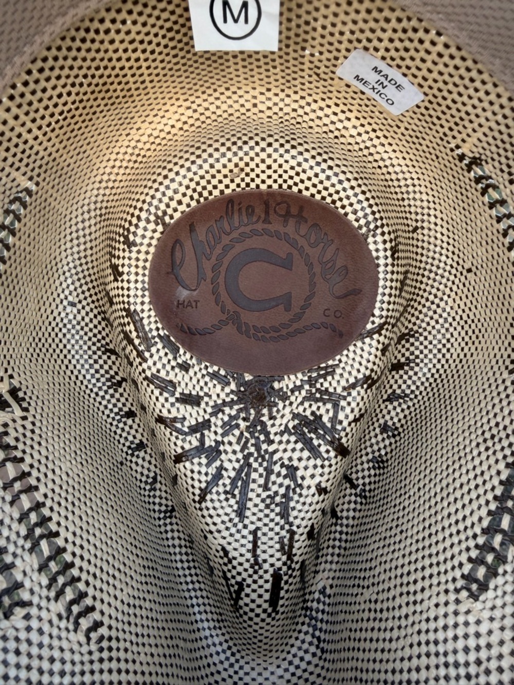 Charlie 1 Horse Straw Cowboy Hat - Picture 8 of 9